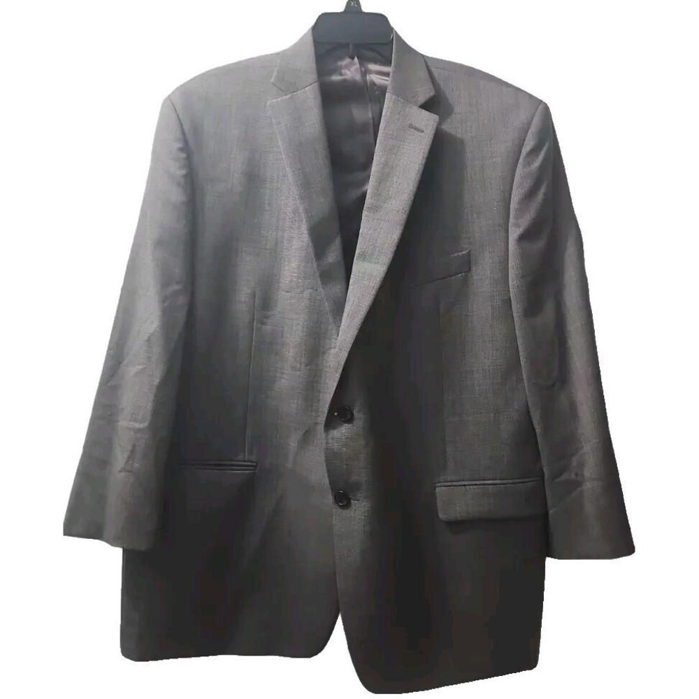 Lauren Ralph Lauren‎ Blazer Sport Coat Two Button Gray Business Career 48R